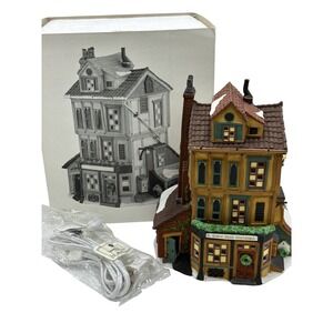 Vtg Dept 56 J LYTES COAL MERCHANT Dickens Village Retired 58323 Christmas Core